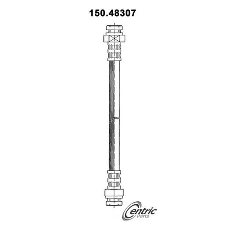 Centric Parts Brake Hose, 150.48307 150.48307